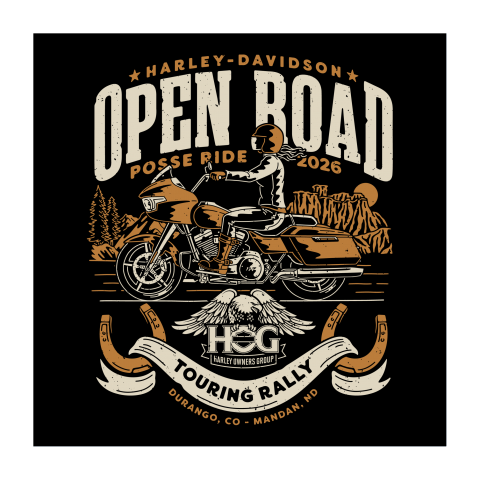 Open Ride Logo Open Road Posse Ride (Durango, CO to Mandan, ND) | Motor City Chapter ...